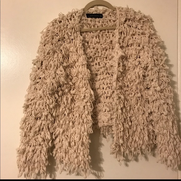Zara | Sweaters | Zara Loop Knit Jacket 